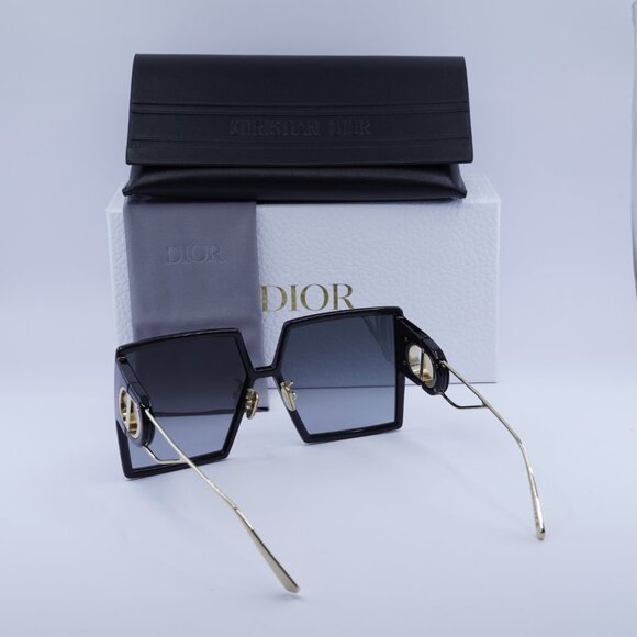 Dior 30MONTAIGNE SU 12A1 Square Sunglasses - Black/Grey Gradient main image 9